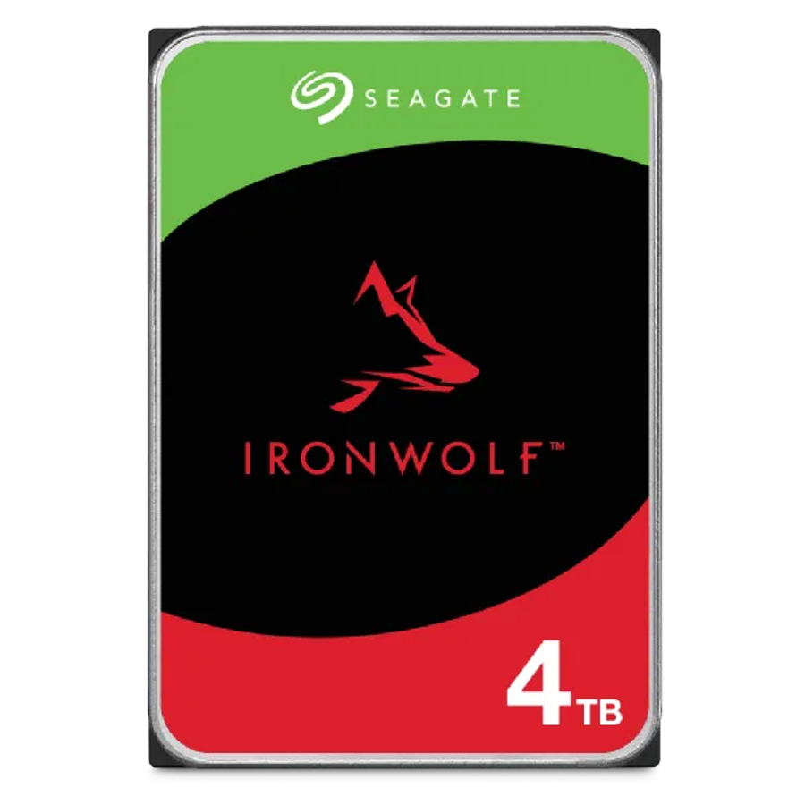 Seagate Ironwolf 4TB 3.5'' Hdd Nas Drives; SATA 6GB/S Interface; 1-8 Bays Supported; Mut: 180TB/Y...