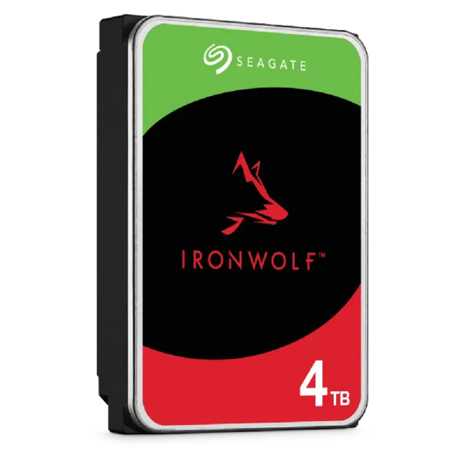 Seagate Ironwolf 4TB 3.5'' Hdd Nas Drives; SATA 6GB/S Interface; 1-8 Bays Supported; Mut: 180TB/Y...