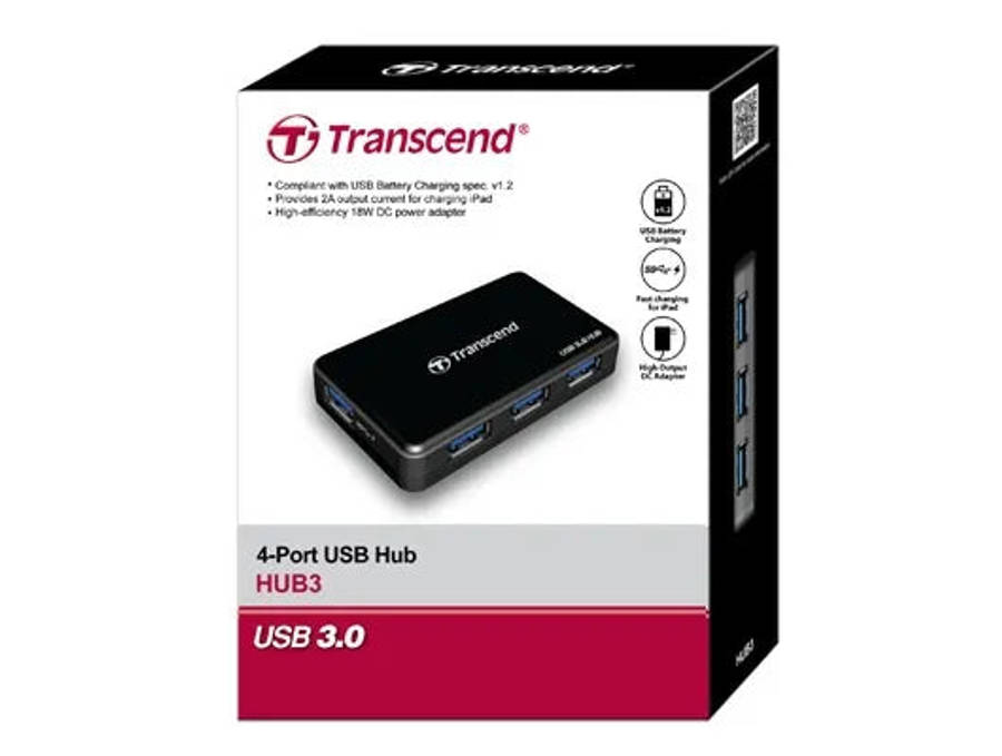 Transcend USB3.0 4 Port Hub Powered