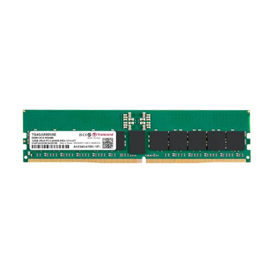 Transcend TS2GAR80V6E 16GB DDR5-5600 Registered DIMM 288-pin CL46 1.1V Server Memory