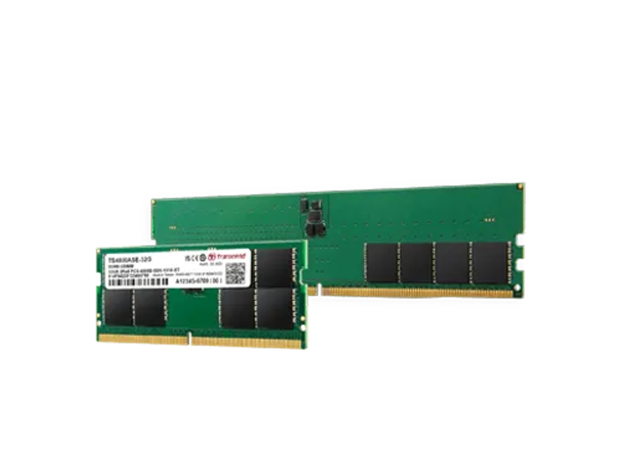 Transcend 32GB DDR5-5600 Embedded Unbuffered Notebook SO-DIMM 2RX8 CL46 (2GX8)X16