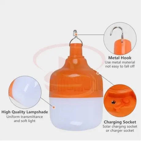 Rechargeable & Portable Hanging Emergency & Camping LED Globe Light