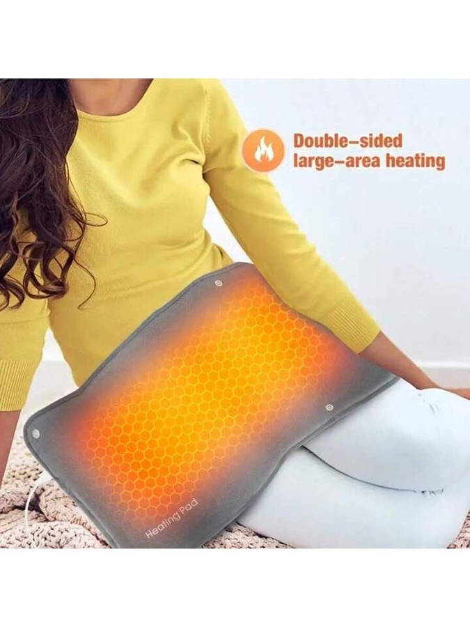 Electric Blankets Hand Warmer, Shawl Heating Pad Electrically Heated Graphene USB Hand Warmer Bla...
