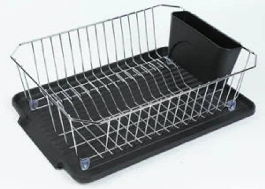 Metal Kitchen Counter Dish Drainer Rack