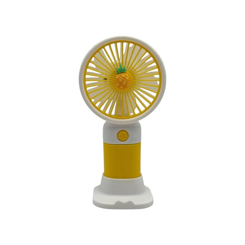 MTech Portable Handheld Fan  Strong Wind, Noiseless, Rechargeable Mini Fan with Base