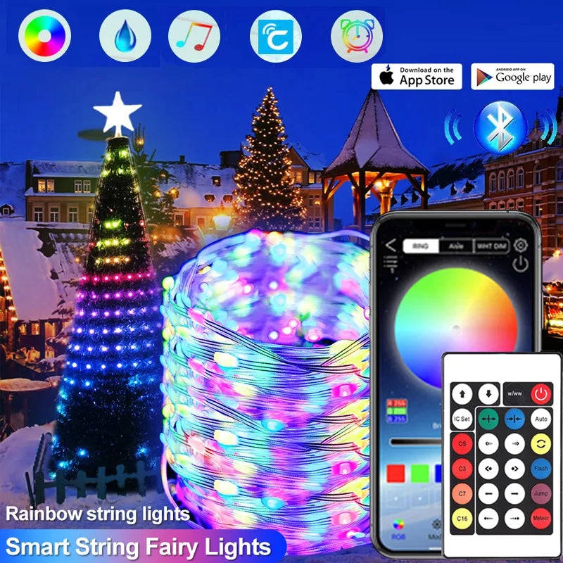RGB 10M Waterproof Outdoor/Indoor Decorative Led String Lights