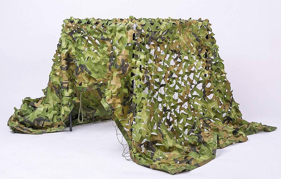 Camouflage Netting For Hunting Military Theme