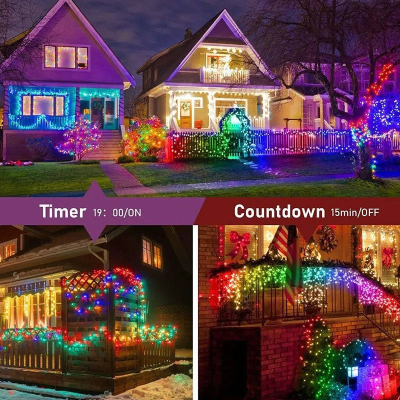 RGB 10M Waterproof Outdoor/Indoor Decorative Led String Lights