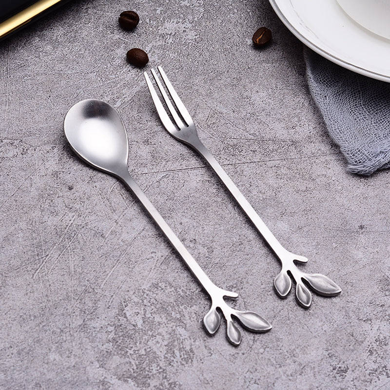 Coffee/Dessert Spoons And Fork Set 4pc