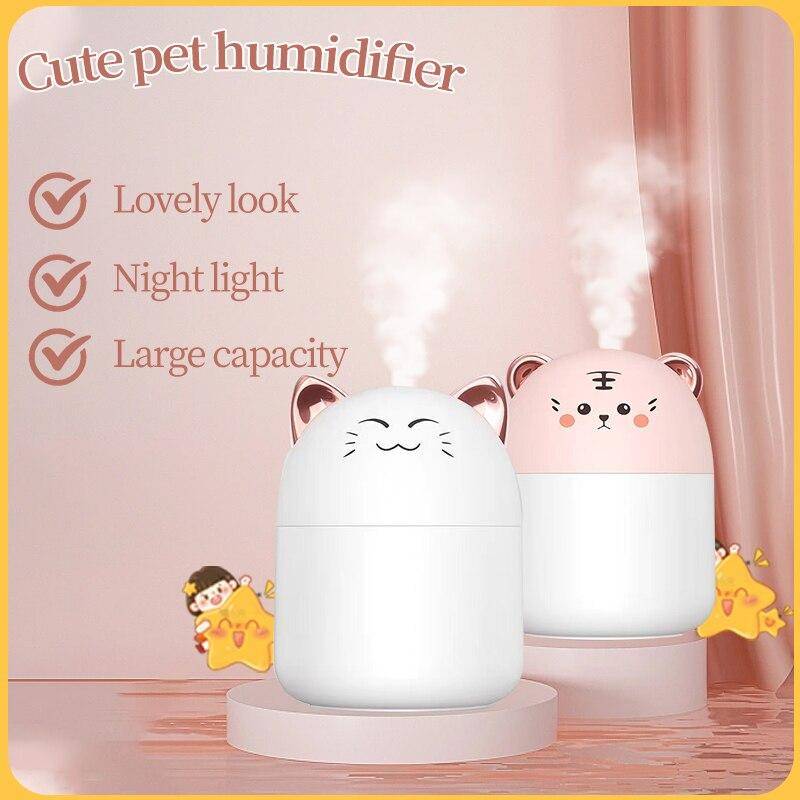 Air Aroma Diffuser Led Colorful Light Transforming Aroma Humidifier For Bedroom