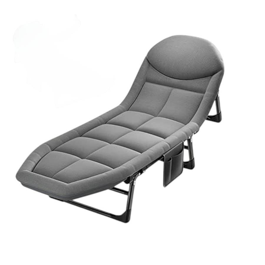 MFurn ComfyFold Deluxe Recliner Bed/Portable Lounge Chair with Padded Cushion