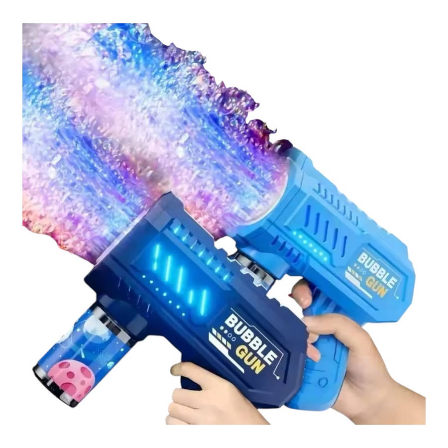 Children Electric Bubble Gun Rocket Soap Automatic bubble machine Kids Summer Outdoor Bubble Blow...