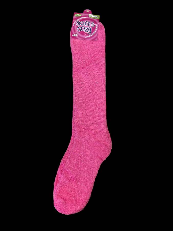 Knee High Soft Fuzzy Winter Socks  Ultra Cozy, Stretchable Thermal Socks