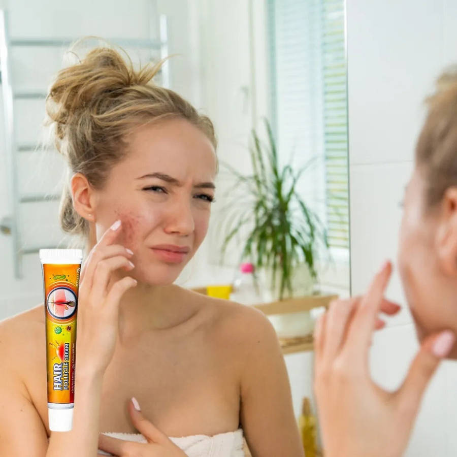 Hair Follicle Cream Treat Folliculitis Skin Inflammation Antibacterial Ointment