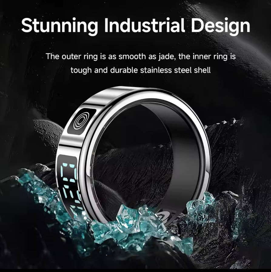 New High Performance Smart Ring With 5ATM Waterproof Gesture Operated Camera Video Health Monitor...