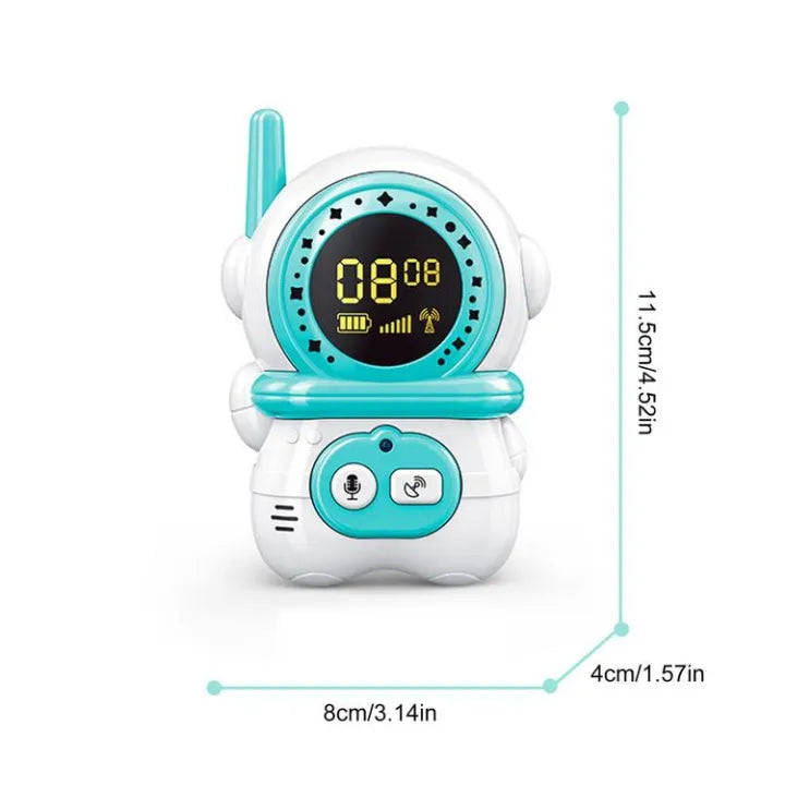 Walkie Talkies for Kids 2 PCS Cute Astronaut Walkie Talkies Long Range Walkie Talkie with Voice C...