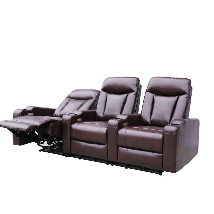 3 Seater Recliner Home Theater Couch Chair