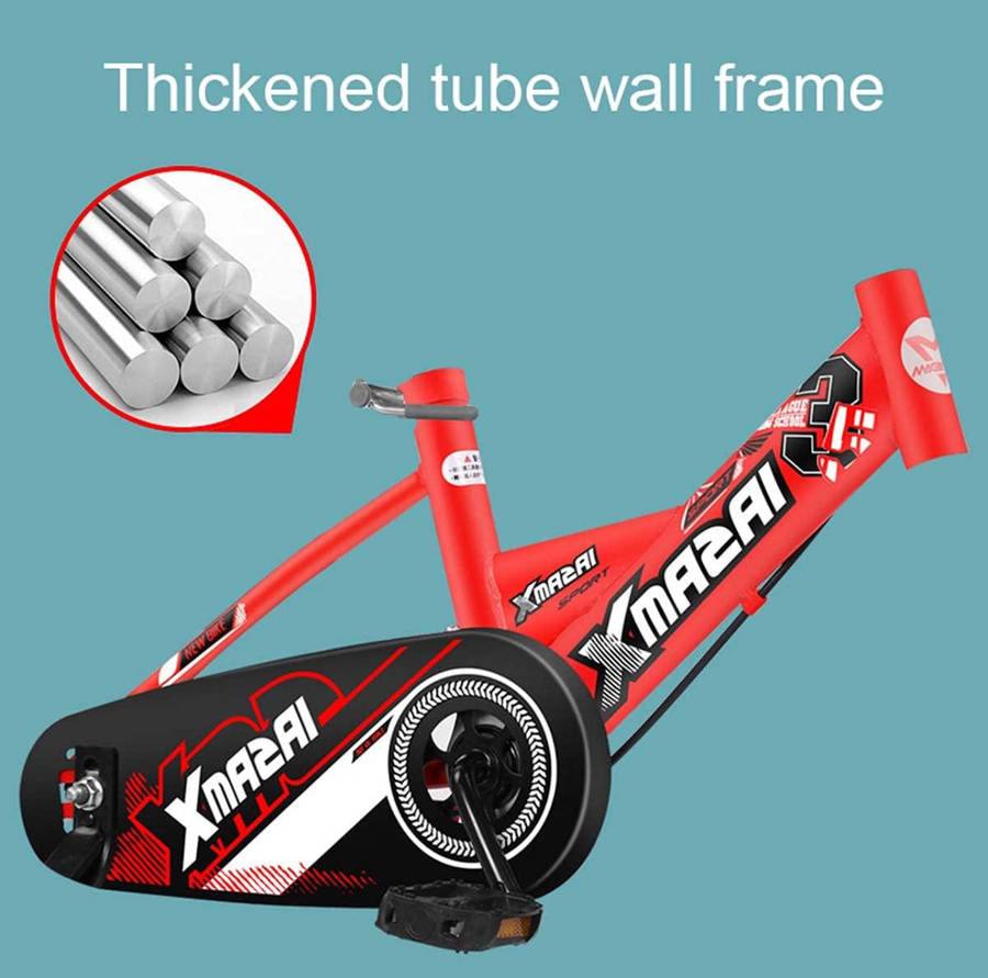 Kids Bicycle with Training Wheels & Shopping Basket,Girls and Boy Bike