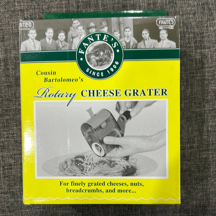 Cousin's Bartolomeo's Rotary Cheese Grater stainelss steel BPA Green