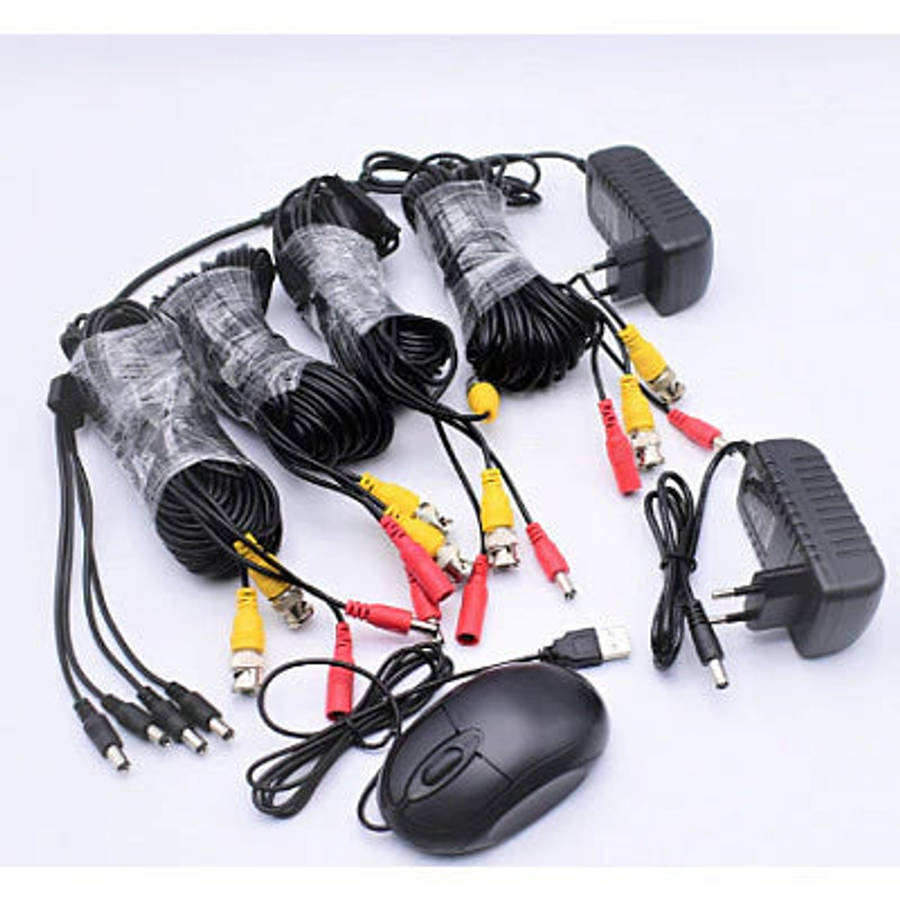 MTech 4CH DVR CCTV Kit  Full HD 2MP with Audio & 500GB HDD