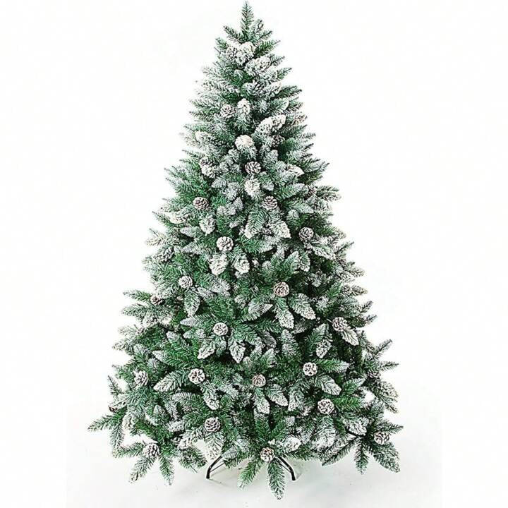 Christmas Tree Flocked Snow Pine Cone Decoration - Various Sizes