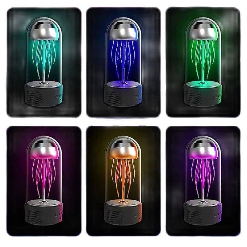Luminous Jellyfish Lamp WithBuilt in Clock & Speaker - Rechargeable