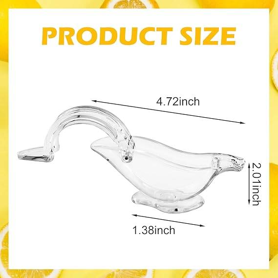 Acrylic Manual Lemon Juicer  Portable Transparent Bird-Shaped Citrus Squeezer