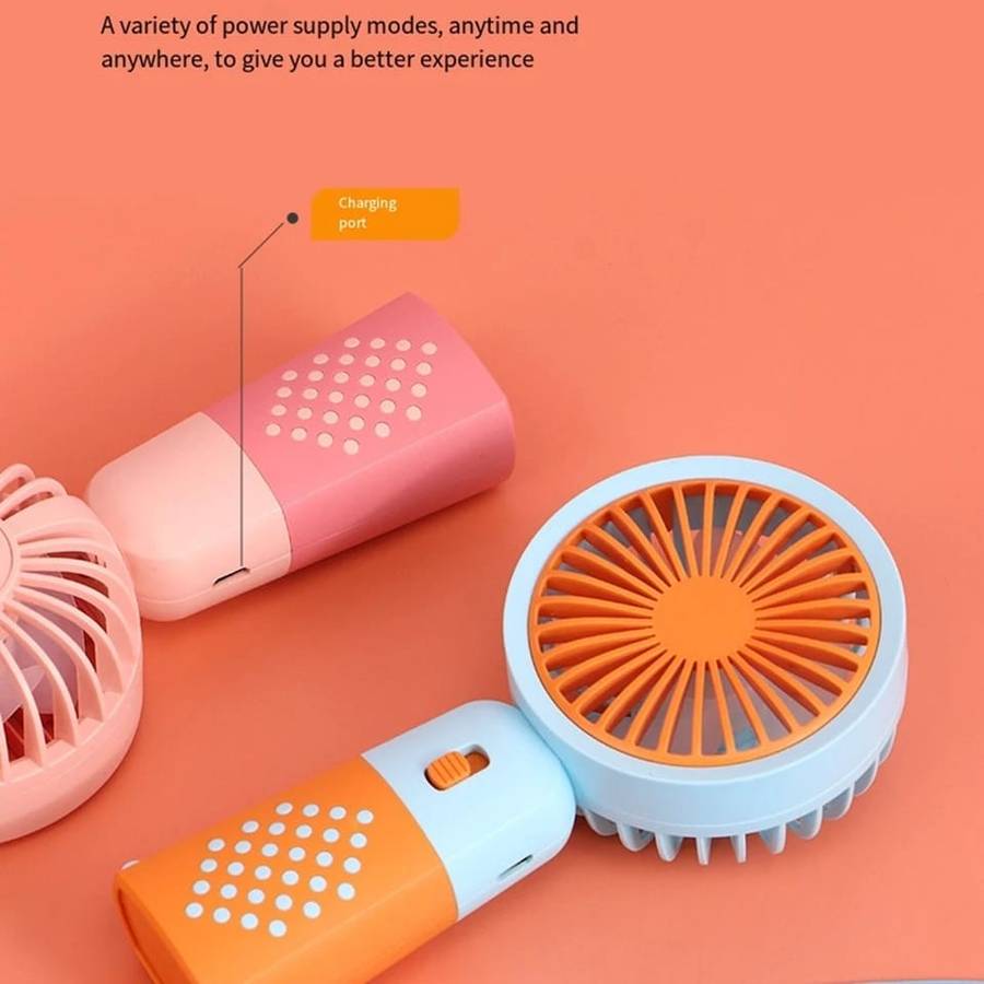 Mini Handheld Fan Chinese Style USB Charging Fan Portable Small Pocket Electric Fan for Travel Re...