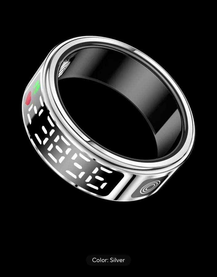 New High Performance Smart Ring With 5ATM Waterproof Gesture Operated Camera Video Health Monitor...