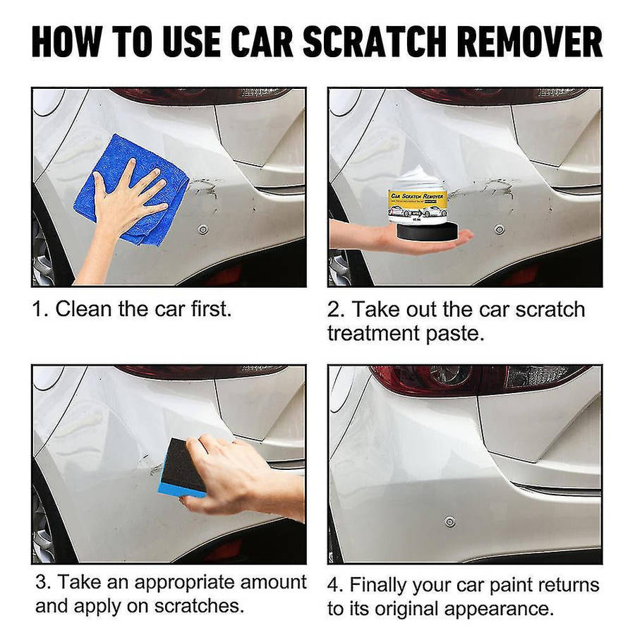 Rayhong Car Scratch Remover Car Scratch Recovery Cream Car Paint Repair Scratch Maintenance Agent...