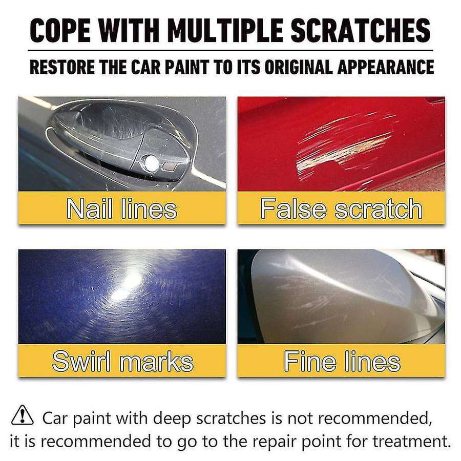 Rayhong Car Scratch Remover Car Scratch Recovery Cream Car Paint Repair Scratch Maintenance Agent...