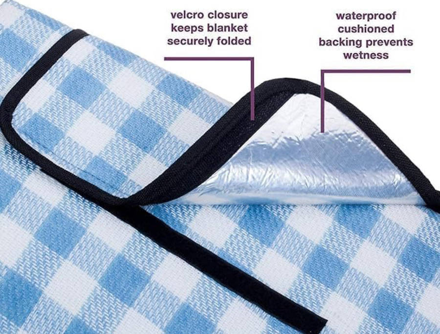 MHome Beach Mat Waterproof Sandproof Picnic Mat Camping Foldable Beach Mat Sand Free Large Portab...