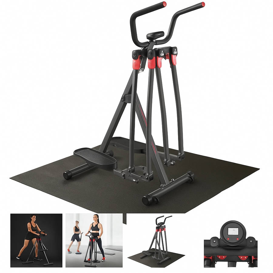 Pro-Sportz Full Body Air Walker Glider Exercise Machine  Low Impact Cardio Trainer