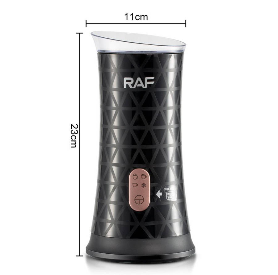 RAF Electric Milk Frother R.101  4-In-1 Handheld Coffee Foam Maker With Heating