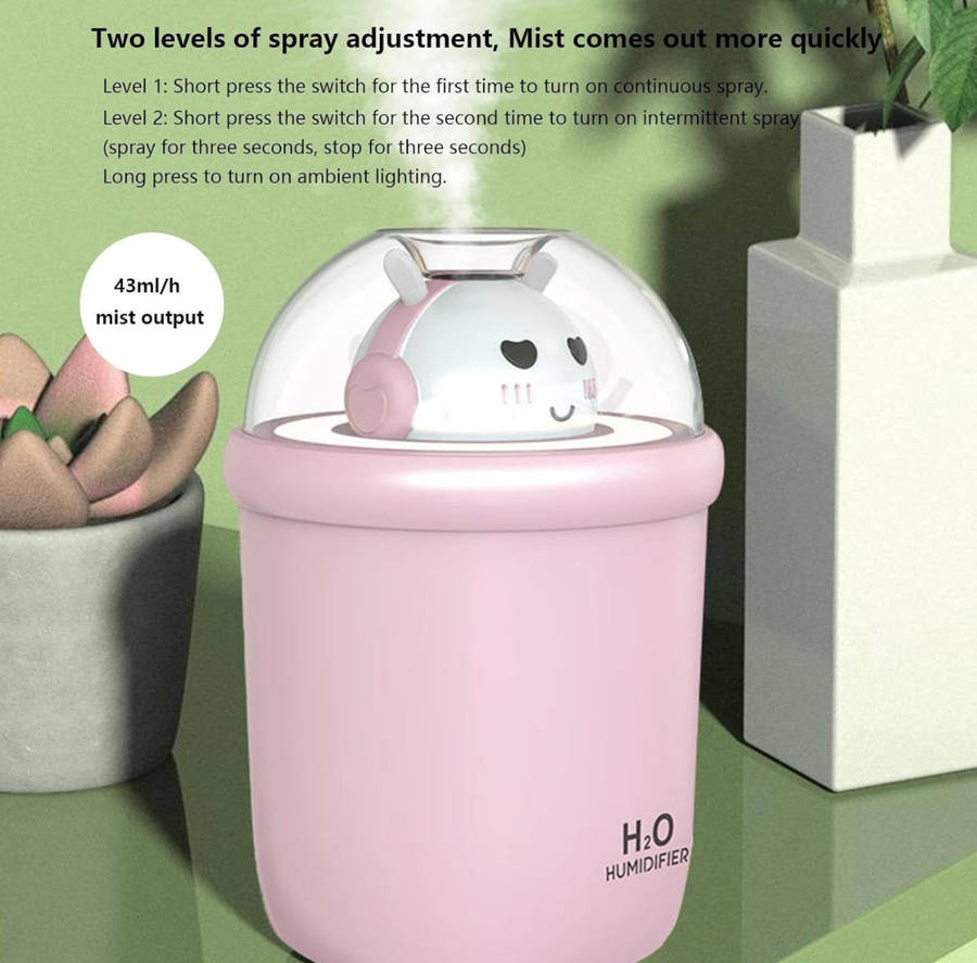 Colorful Night Light Humidifier Home Portable USB Spray Humidifier