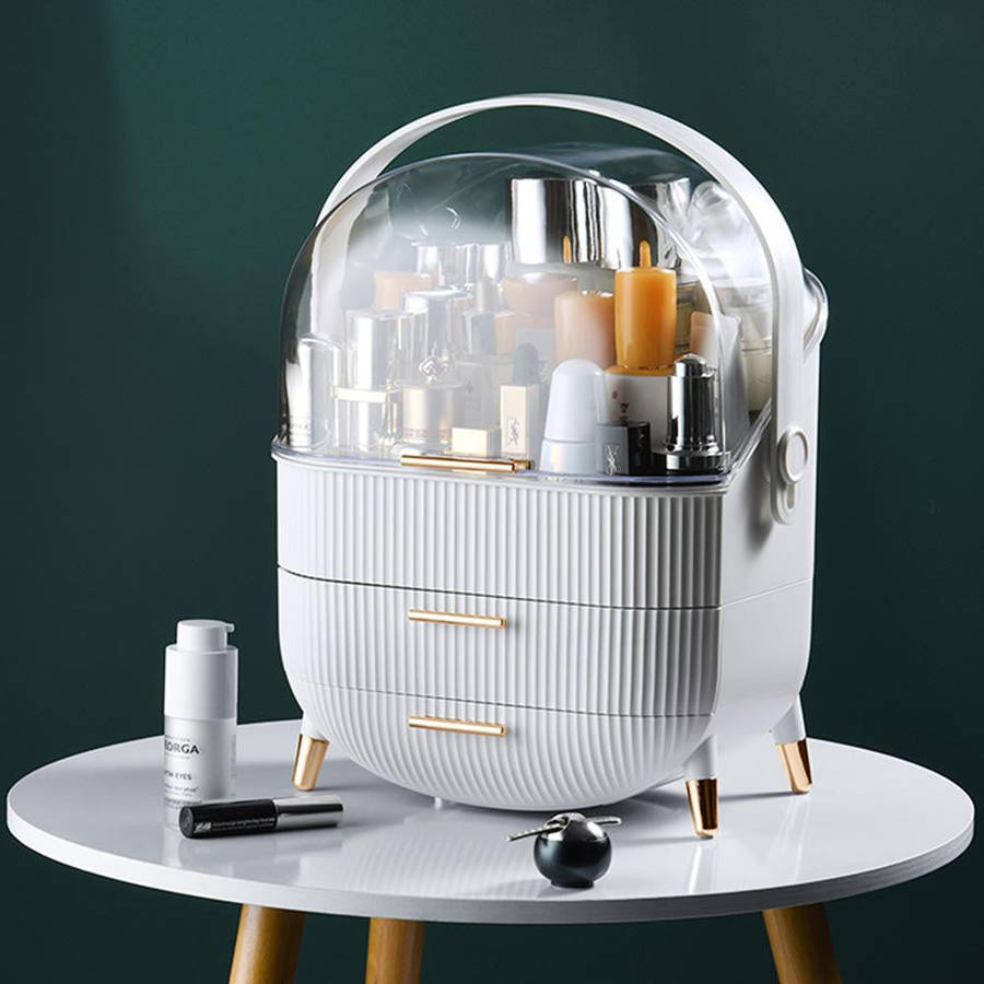 Cosmetics Storage Box 2 Drawer Various Colours