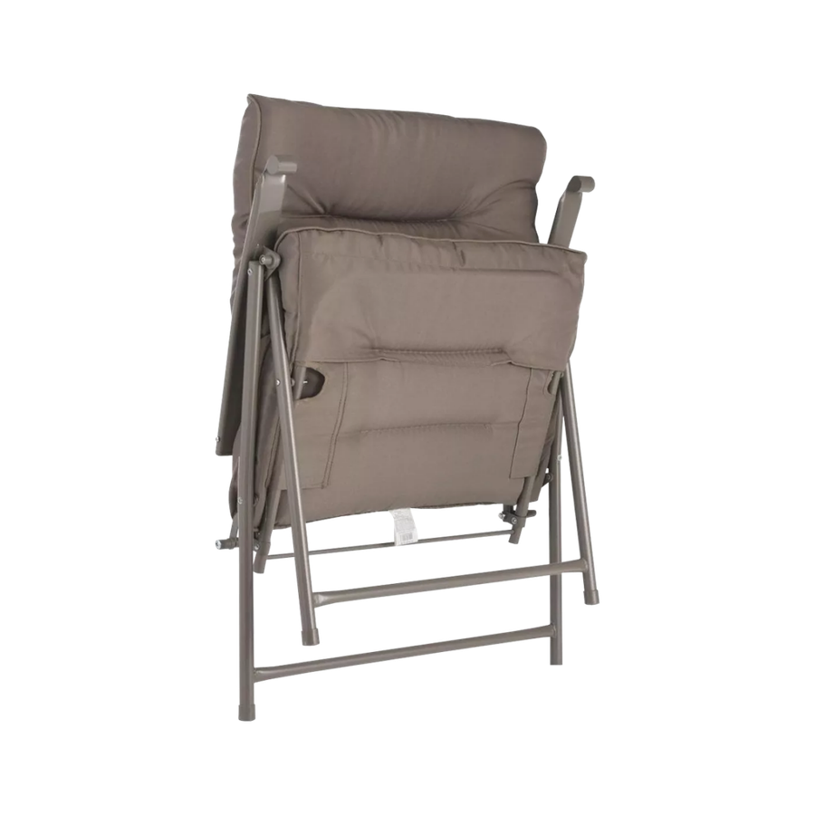 MFurn Ventura 3 Piece Folding Patio Set With Padded Chairs And Table