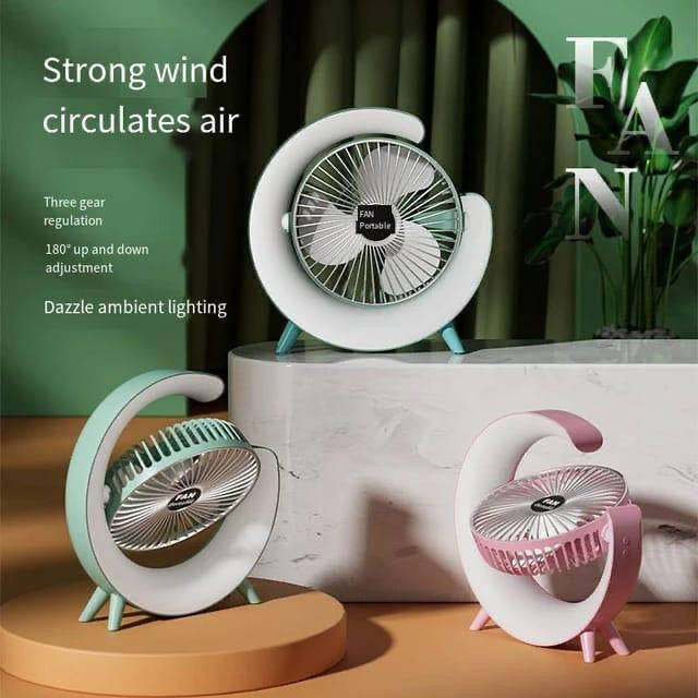 Fan Desktop Rechargeable 2:1