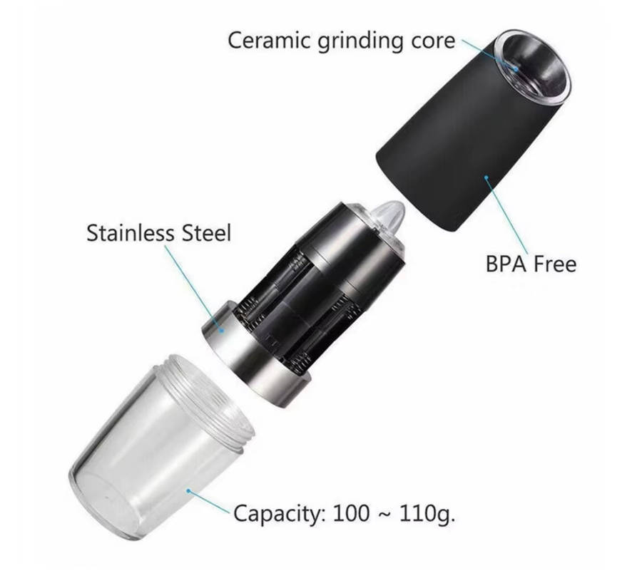 Gravity Electric Salt And Pepper Grinder (set)