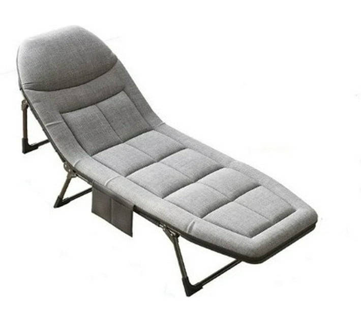 MFurn ComfyFold Deluxe Recliner Bed/Portable Lounge Chair with Padded Cushion