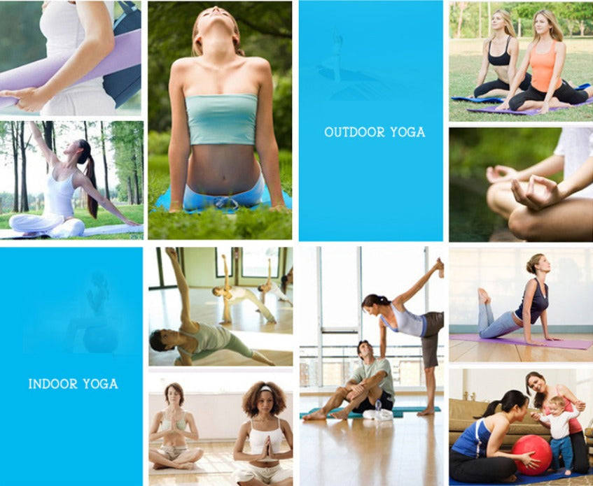 Pro-Sportz Non-Slip Yoga Mat  Thick, Durable & Eco-Friendly Exercise Mat