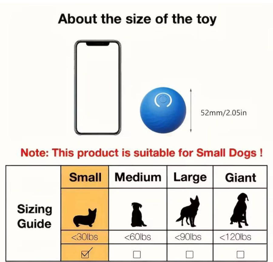 Petz Interactive Smart Play Ball - Various Options
