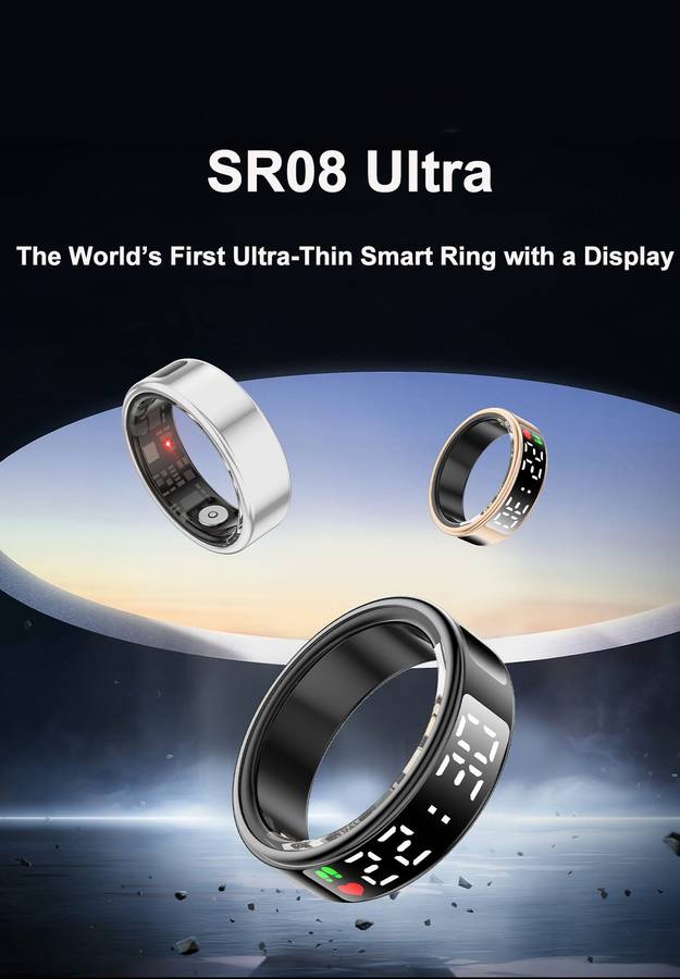 New High Performance Smart Ring With 5ATM Waterproof Gesture Operated Camera Video Health Monitor...