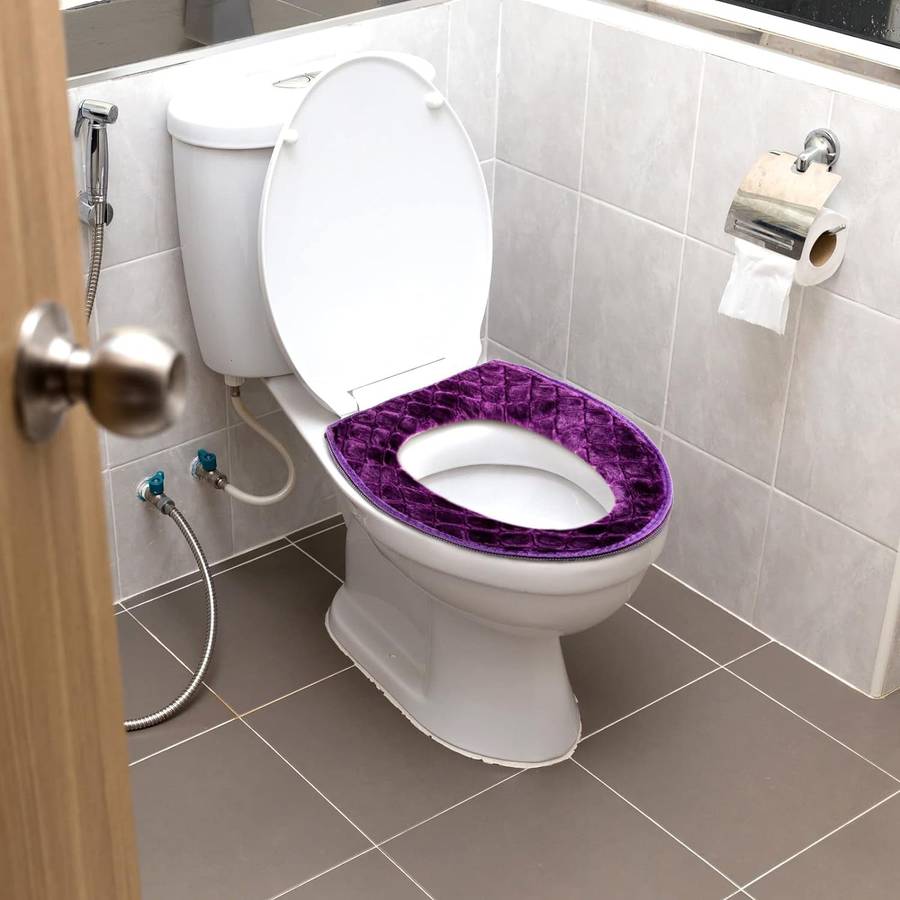 Plush Toilet Seat Cover