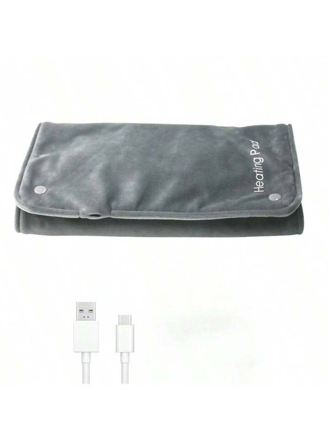 Electric Blankets Hand Warmer, Shawl Heating Pad Electrically Heated Graphene USB Hand Warmer Bla...