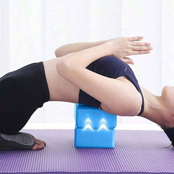 Non-Slip Yoga Blocks, Lightweight Odor Resistant Fitness Block, For Yoga, Pilates Training