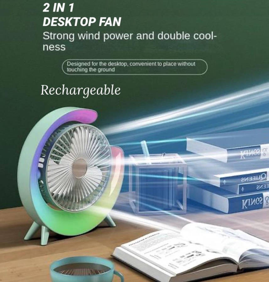 Fan Desktop Rechargeable 2:1