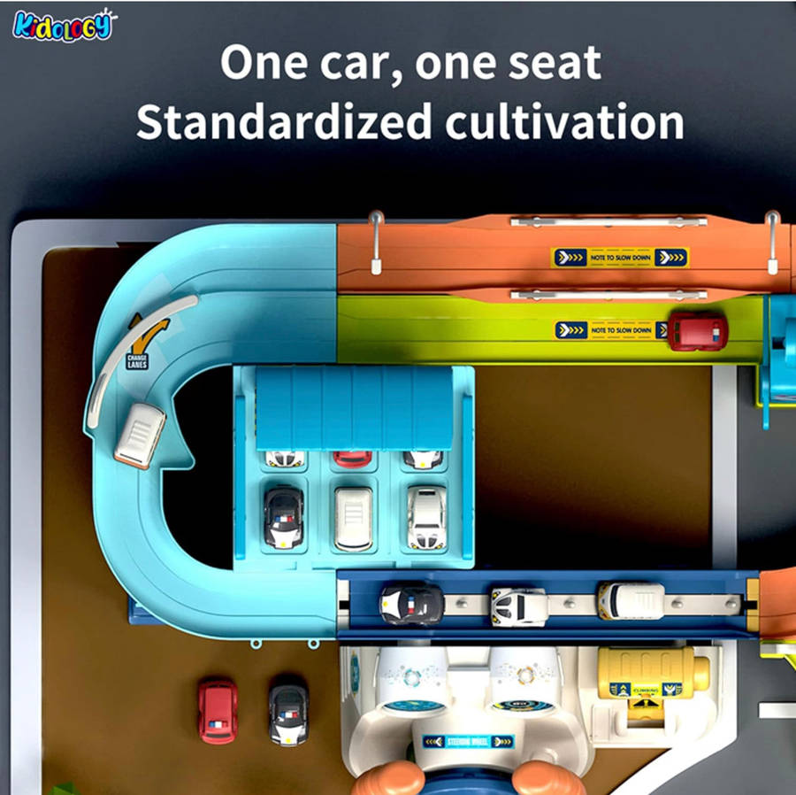 Car Race Tracks Toy | Car Adventure Toy Parking Building Toys with Music for Kids | Playset City ...