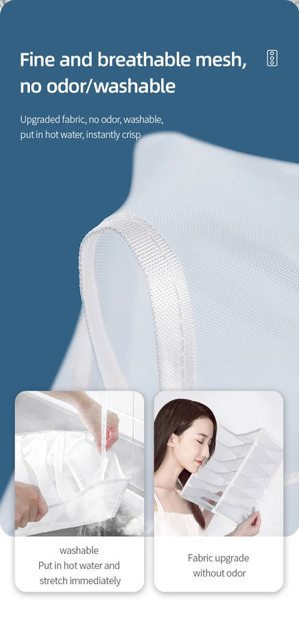 5 Grids Washable Clothes Organizer