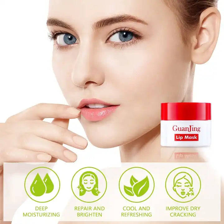 GuanJing Moroccan Argan Oil Lip Mask ,Lips Moisturizer
